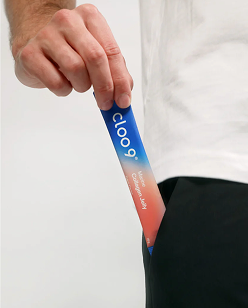 Collagen Jelly supplement stick in peach.